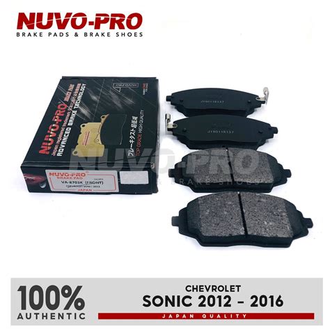 Nuvo Pro Brake Pad Front Chevrolet Sonic Va K Set