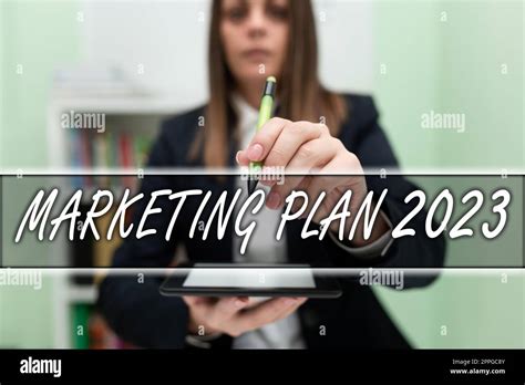 Inspiration Showing Sign Marketing Plan 2023 Business Concept Schedule