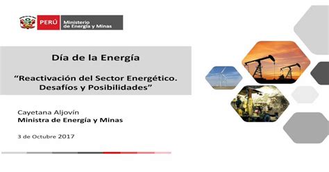 Día de la Energía Plan Estratégico de Desarrollo Nacional Visión del