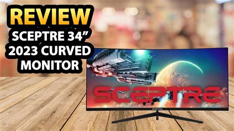 Sceptre C345B QUT168 34 Curved Ultrawide Monitor Review 2023 Model