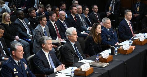 U S Intel Chiefs Warn Of Global Threats Time