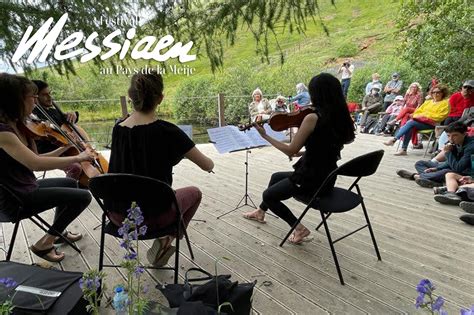 Festival Messiaen Concert Sur Le Ponton Face La Meije Au Jardin Du