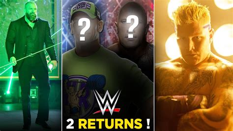 2 SURPRISE RETURNS Confirmed In WWE 2021 Parker Boudreaux WWE DEBUT