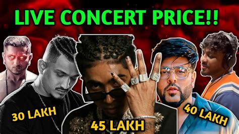 TOP 5 INDIAN RAPPERS LIVE CONCERT PRICE MC STAN RAFTAAR