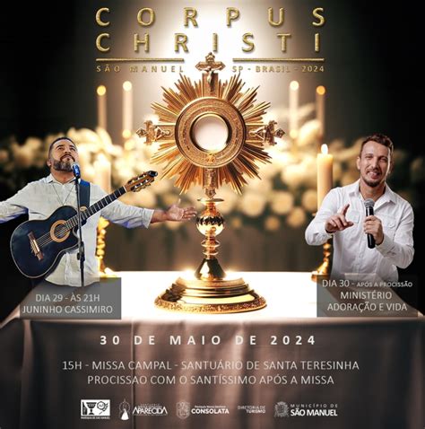 S O Manuel Celebra Seu Tradicional Corpus Christi No Dia Jornal