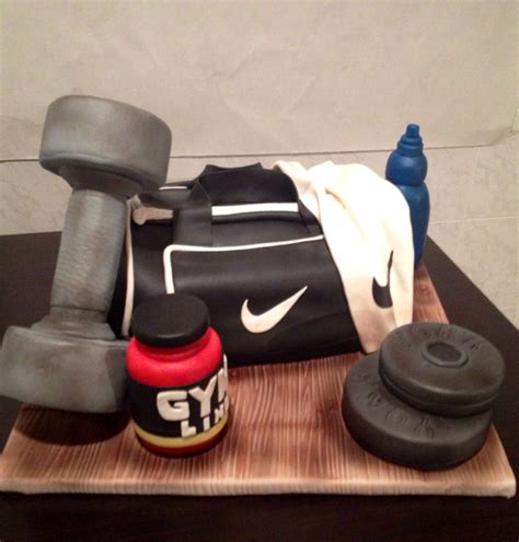 Gym Cake Gym Cake Gym Birthday Fitness Cake