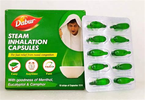 DABUR STEAM INHALATION CAPSULES - Ayur Vivek