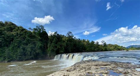 Niagara Falls Of Malaysia Indahnya Air Terjun Lusong Laku Di Kapit