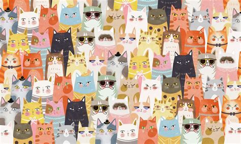 Lots Of Cats Wallpaper