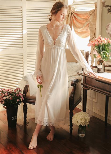 Cotton Nightgown Handmade Victorian Nightgown See Through Etsy