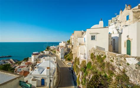 Scenic View Of Peschici Foggia Province Puglia Italy Stock Photo