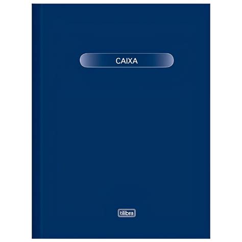 Livro Caixa Tilibra Capa Dura Grande 50 Folhas