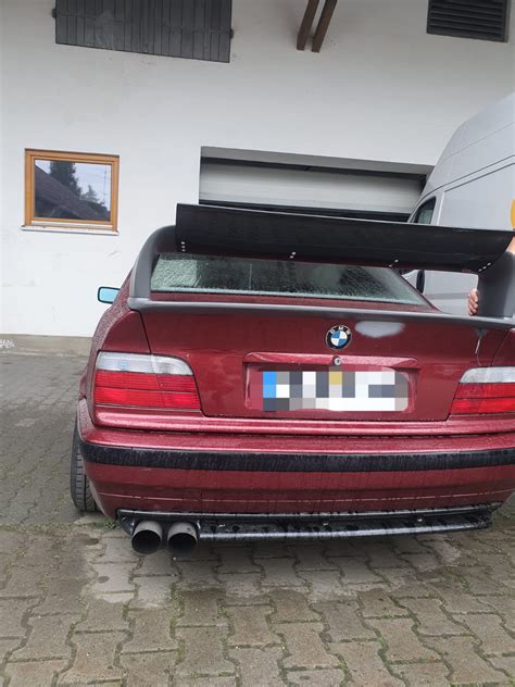 Carbon Heckspoiler Class Mit Flap F R Bmw E Coupe Und Limousine