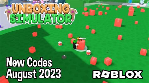 Roblox Unboxing Simulator New Codes August 2023 Youtube