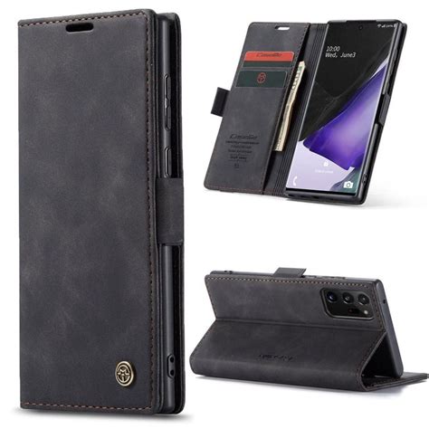 Galaxy Note Ultra Etui De Lux Rabat Cuir Noir Kaufen Auf Ricardo