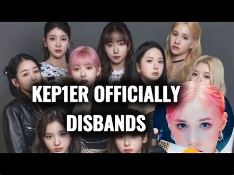 Kepier Officially Disbands Kpop Kep1er Youtube Shortsvideo YouTube