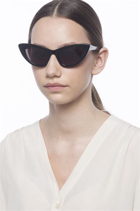 Black New Wave 213 Lily Sunglasses Saint Laurent Vitkac Gb