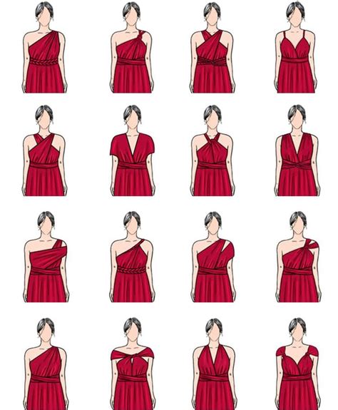 Step By Step Styling Tips How To Wear A Convertible Infinity Dress