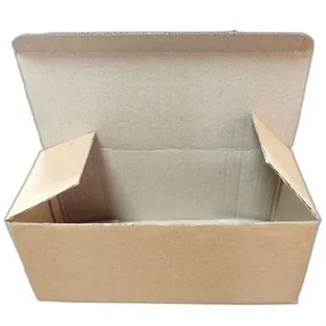 Single Wall 3 Ply Plain Corrugated Shoe Packaging Box At Rs 22 Piece In