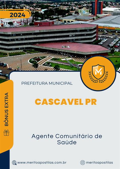 Apostila Agente Comunit Rio De Sa De Prefeitura De Cascavel Pr