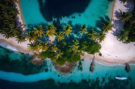 Premium AI Image Maldives Island Beach Tropical Landscape Of Summer