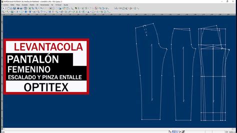 OPTITEX COMO HACER EL EFECTO LEVANTACOLA Y LA PINZA EN EL PANTALÓN