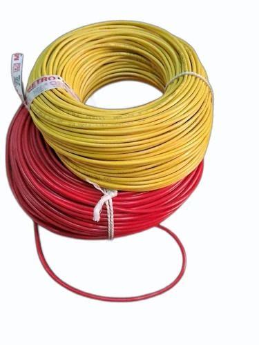 Red PVC Insulated Flexible Wire 90m 0 75 Sqmm At Rs 3075 Roll In New