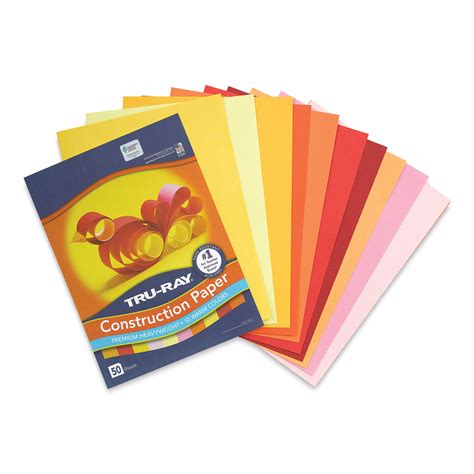 Pacon Tru Ray Construction Paper 9 X 12 Assorted Warm Colors 50 Sheets Blick Art Materials