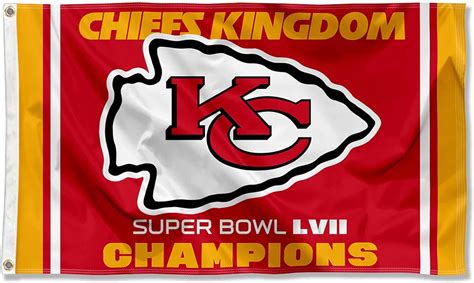 Wincraft Kansas City Chiefs Super Bowl Champions Chiefs Kingdom Flag Outdoor Indoor