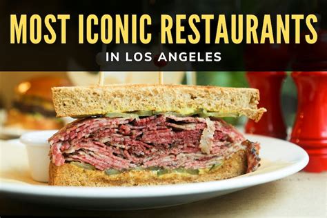 8 Most Iconic Los Angeles Restaurants