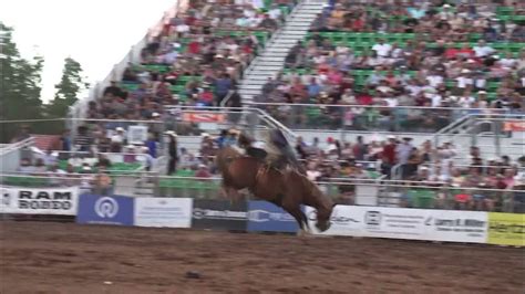 Ogden Pioneer Days Rodeo 2022 Bareback Tilden Hooper Youtube