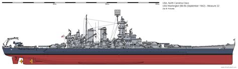 Uss Washington Bb September Measure By Colosseumsb