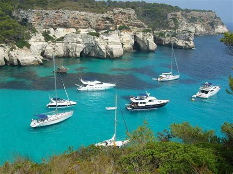 Cala Macarella Calas Fondeables En El S De Menorca Baleares