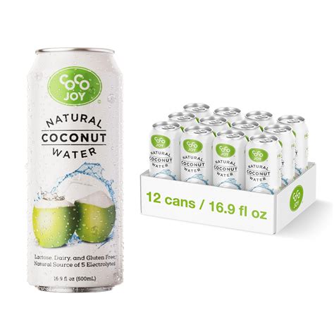 Coco Joy Natural Coconut Water 100 Coconut Water Fresh Low Calorie High Calcium Nutrient