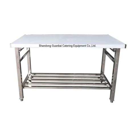 Industrial Stainless Steel Folding Work Table Inox Workbench As Restaurant Kitchen Equipment