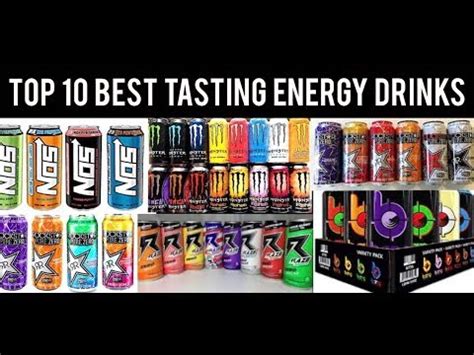 Top Best Tasting Energy Drinks Flavors Of Low Calories