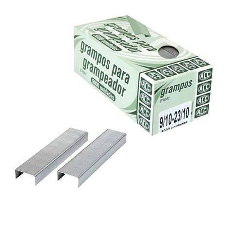 Grampos Galvanizado 9 10 23 10 Caixa 5000 Unidades Acc