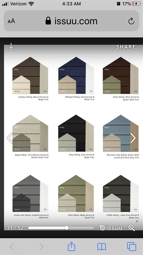 Certainteed Vinyl Siding Color Chart House Exteriors Certainteed