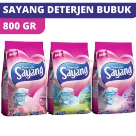 Jual Sayang Deterjen Bubuk Gr Shopee Indonesia