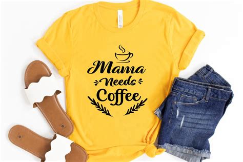 Mama Needs Coffee Svg T Shirt Design Graphic By Lal Mia · Creative