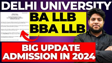 Delhi University 5 Year Integrated Llb Course Launched Ba Llbbba Llb