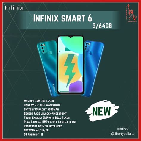 Jual INFINIX SMART 6 2 32 3 64 GARANSI RESMI Shopee Indonesia