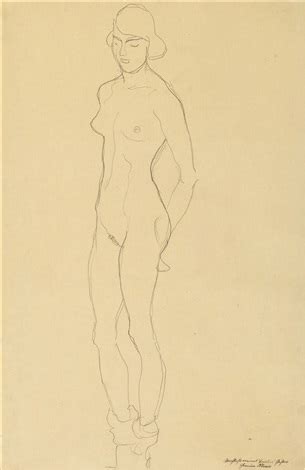 Stehender Akt Standing Nude Par Gustav Klimt Sur Artnet