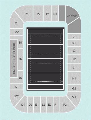 Rugby Seating Plan - King Power Stadium