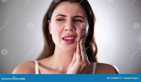 Sore Tooth And Decay Woman Dental Health Stock Photo Image Of