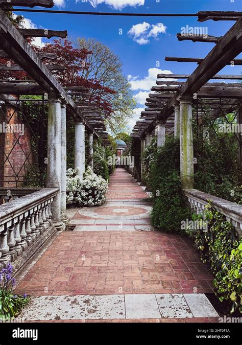 The Hill Garden And Pergola In Hampstead During Spring Time London Uk