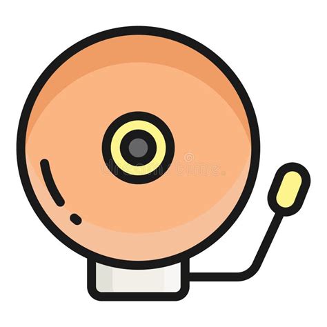 Buzzer Vector Flat Icon School And Education Icon Stock Vector