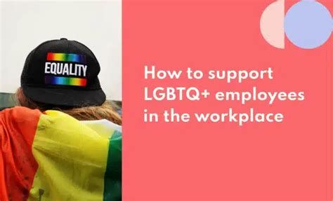 7 Ways To Best Support Lgbtq Employees In Work Apryl