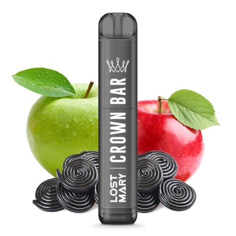 Lost Mary Crown Bar Vape Nikotin Double Apple