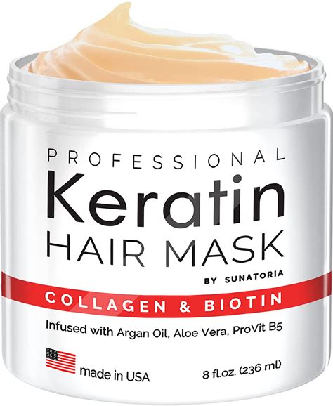 Sunatoria Professional Keratin Hair Mask Collagen And Biotin Ingredients Explained